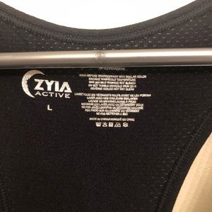 Zyia Black Copper Charged Tank